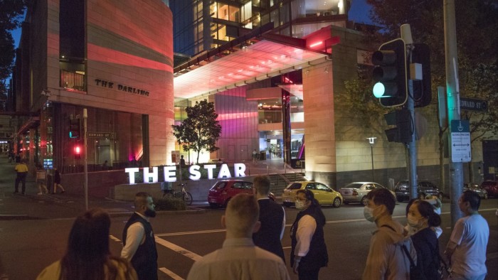 Exterior of the Star casino complex in Sydney