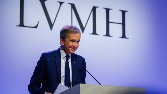 Bernard Arnault slides down to world’s