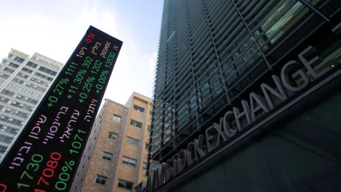 &copy; Reuters.  Israel stocks higher at close of trade; TA 35 up 0.12%