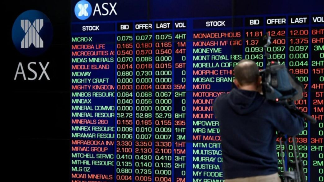 Aussie shares hit record, AUD hits two-month high