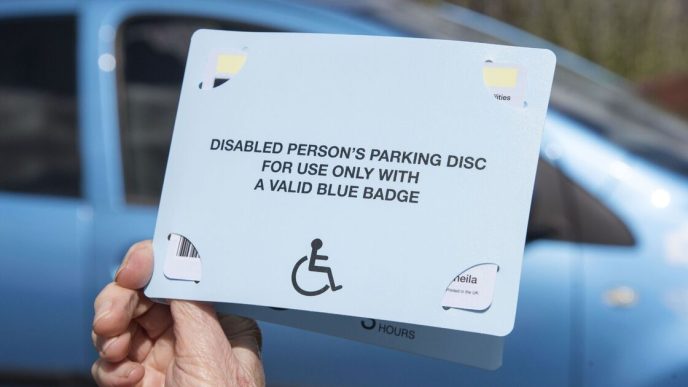 Blue Badge renewal warning with £1,000 fine for