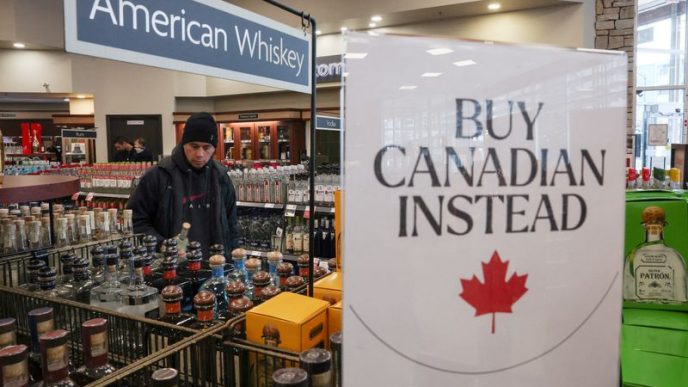 Canadians cancel trips, ban American booze after