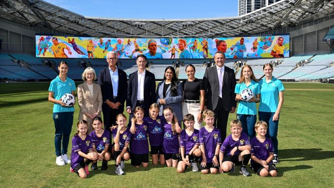 New Matildas mural officially unveiled at Accor