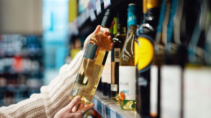 Supermarket shoppers buying wine braced for extra