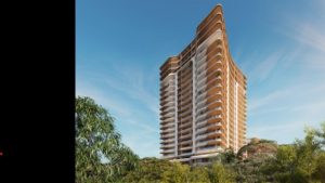 Blackburne high rise apartment tower in City Beach