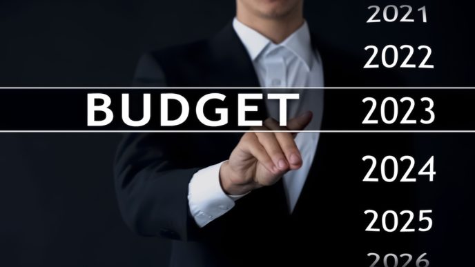 Man swipes Budget2023